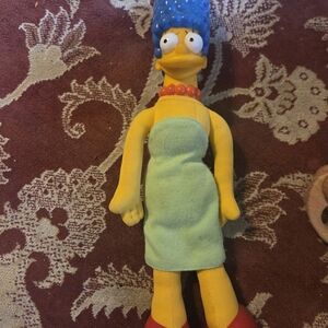 Marge Simpson Plush Toy with Green Dress